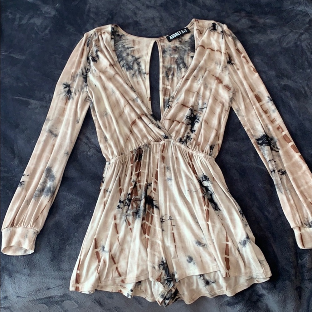Tie dye romper - SMALL